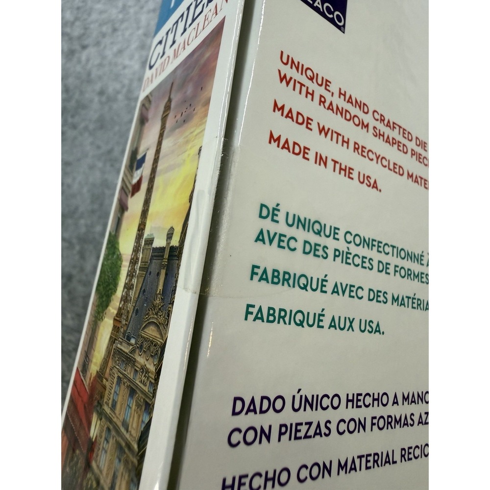 Ceaco Cities Paris David Maclean 1000 Piece Puzzle Eiffel Tower NEW Sealed - Picture 6 of 9